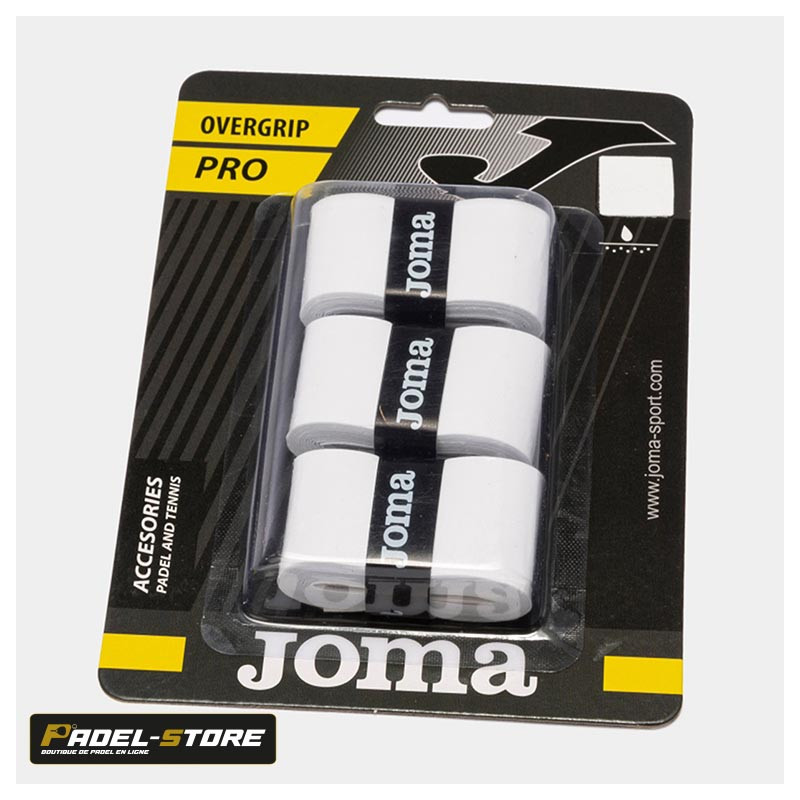 Accessoire Padel Surgrips Joma Overgrip Dry Competition x3 Blanc